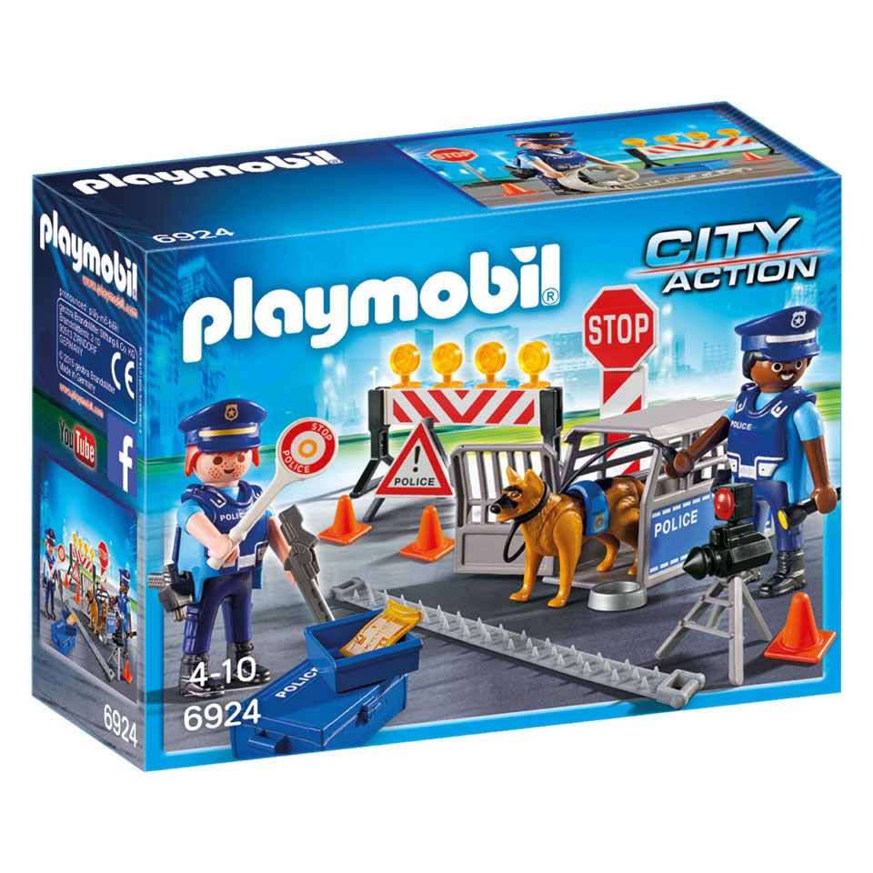 PLM 6924 POLITIE WEGVERSPERRING (PLAYMOBIL Ciry Action)