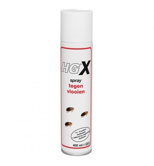 HG X SPRAY TEGEN VLOOIEN 400 ML. (INSECTICIDEN)