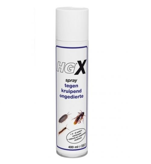 HG X TEGEN KRUIPEND ONGEDIERTE 400 ML. (INSECTICIDEN)