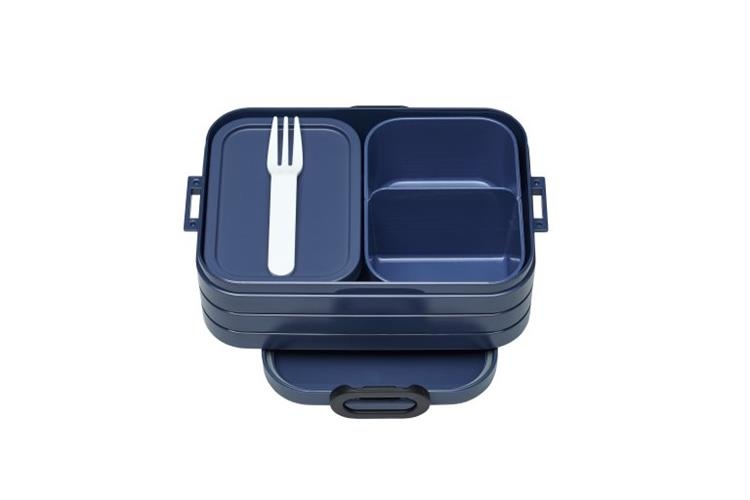 MEPAL BENTO LUNCHBOX TAKE A BREAK MIDI - NORDIC DENIM (18,5 X 12 X 6,5 CM, INHOUD 900 ML)