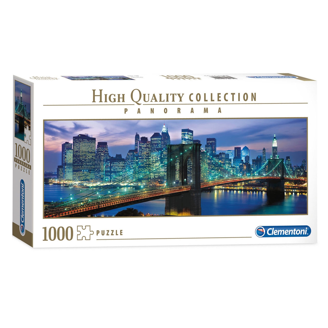 CLEMENTONI PANORAMA PUZZEL NEW YORK BROOKLYN BRIDGE, 1000ST. ()