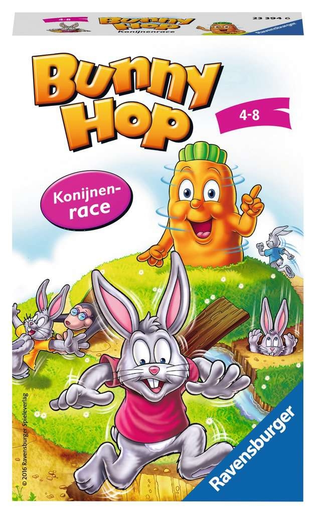 BUNNY HOP KONIJNENRACE - POCKETSPEL (POCKETSPEL BUNNY HOP KONIJNENRACE)