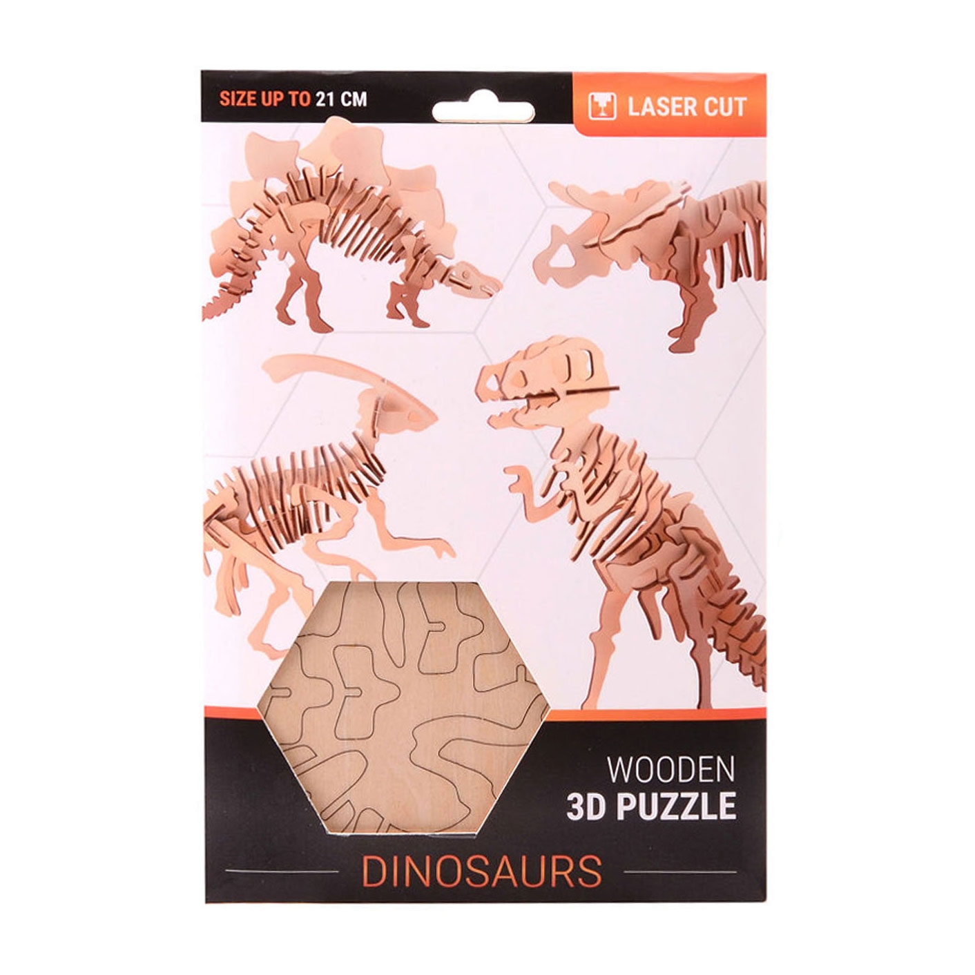 HOUTEN 3D DINO PUZZEL, 4 ASS. ()
