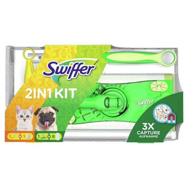 SWIFFER DUO STARTERKIT INCL. NAVULLINGEN 8+1 STUKS ()