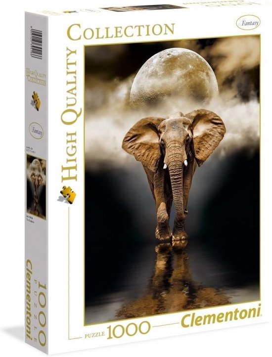 CLEMENTONI PUZZEL HIGH QUALITY 1000 STUKJES OLIFANT ()