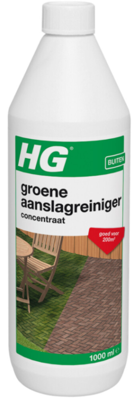 HG GROENE AANSLAGREINIGER 1 LTR. (TUIN)