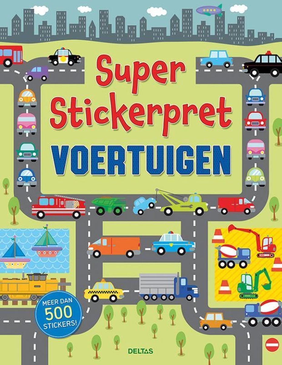 SUPER STICKERPRET VOERTUIGEN ()