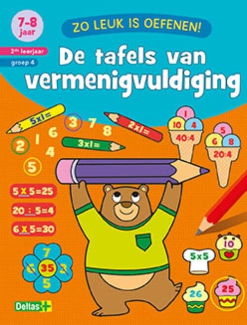TAFELS VAN VERMENIGVULDIGEN 7-8 JR (ZO LEUK IS OEFENEN)