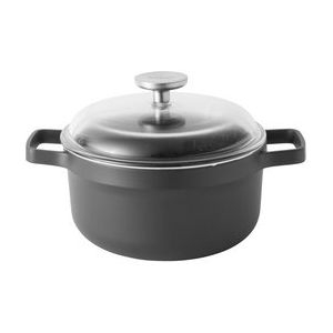 BERGHOFF KOOKPAN 24CM ZWART 3,3LTR ()