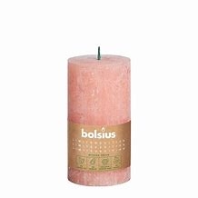 BOLSIUS RUSTIEK STOMPKAARS 130/68 - RUSTY PINK ()