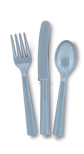 ASSORTED CUTLERY SILVER 18 PIECES ()
