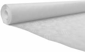 DAMAST TAFELKLEED 1MX10M WIT