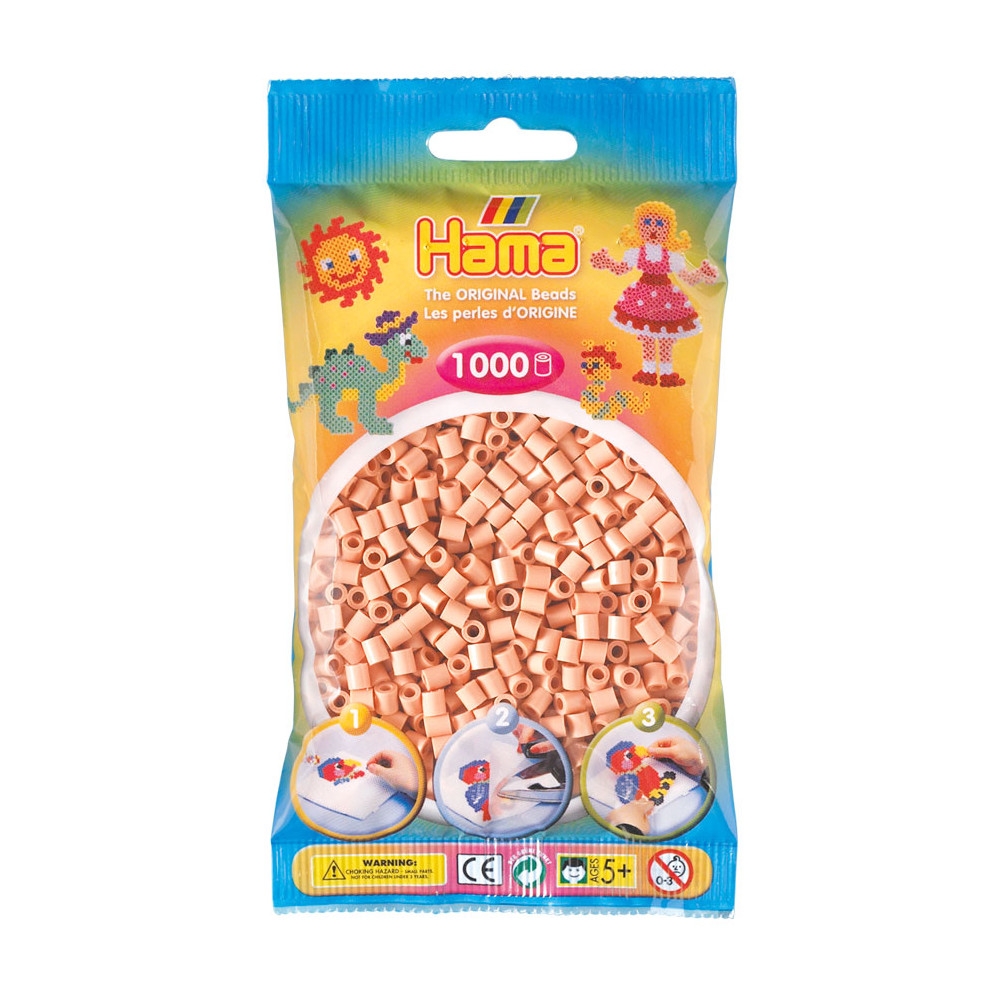 HAMA STRIJKKRALEN - ZALM (026), 1000ST. (ZAKJE 17,5 X 9,5 CM)