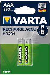 VARTA 2 OPL. BATT. AAA 800 ()